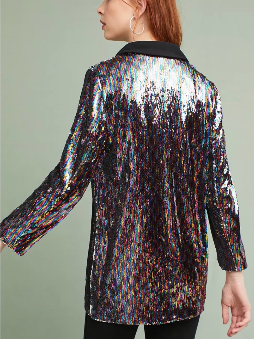 Anthro Cartonnier Sequin Blazer - Picture 3 of 14